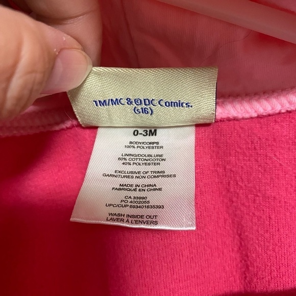 DC Comics Batman Fleece Outfit, Size 0-3 Months - Picture 8 of 9